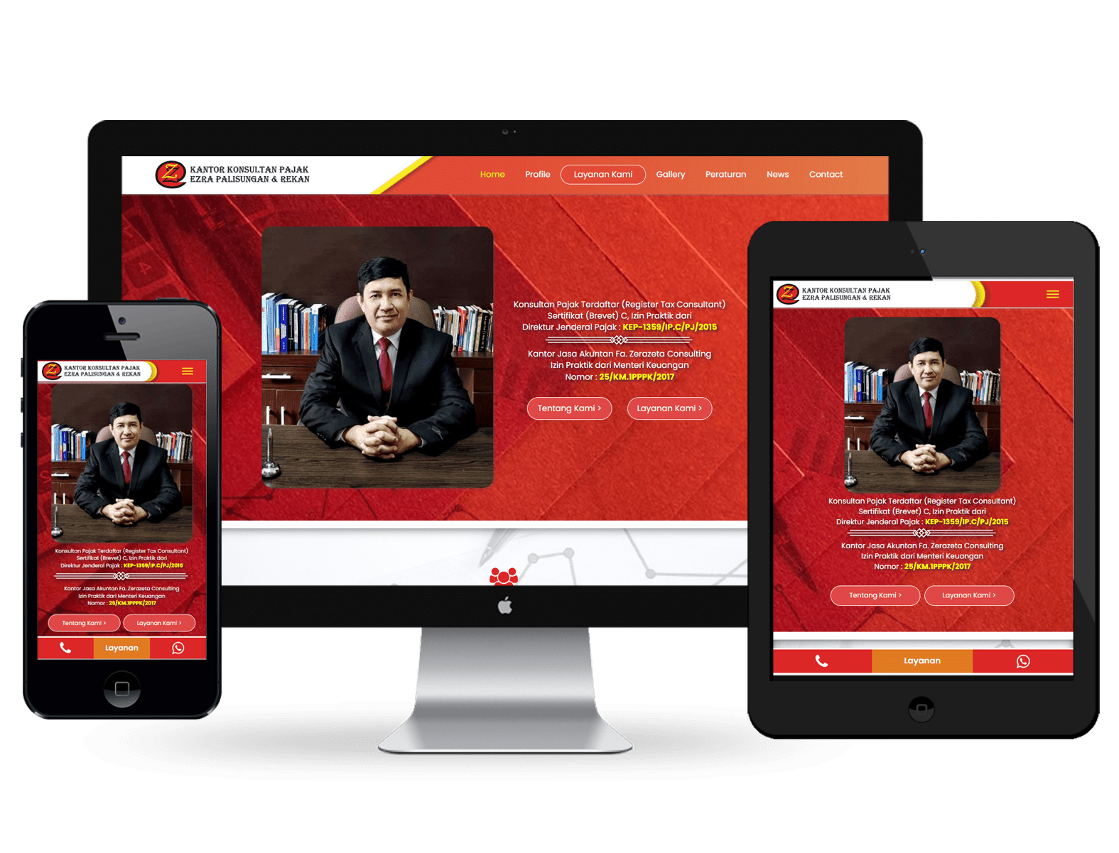 Desain Portofolio Ezra Palisungan